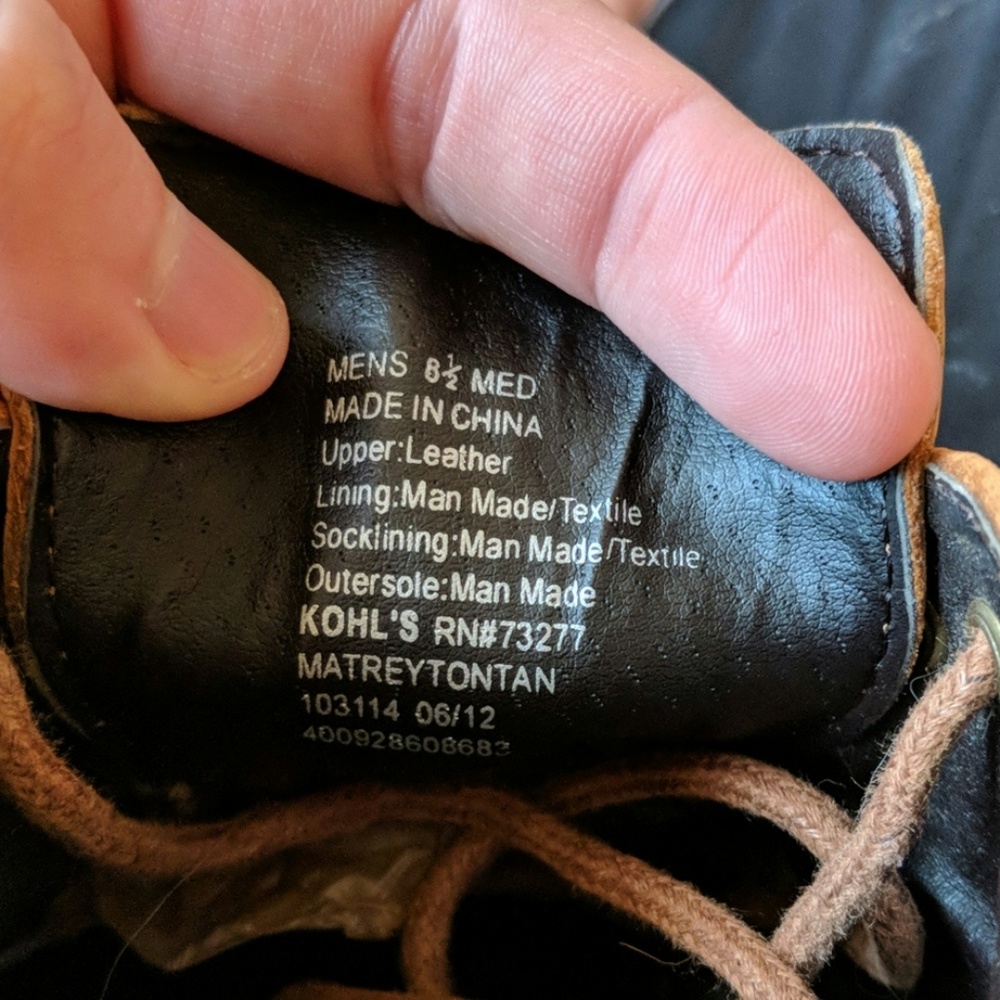 Marc Anothony Brogue shoes - Picture 7 of 7